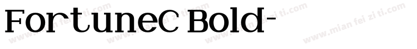 FortuneC Bold字体转换